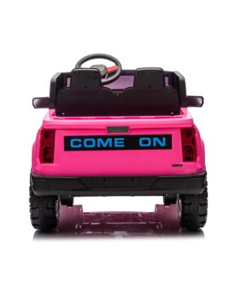 Electric Kids Pickup Truck w/ Remote, 4WD, Safety Belts, USB, Bluetooth
