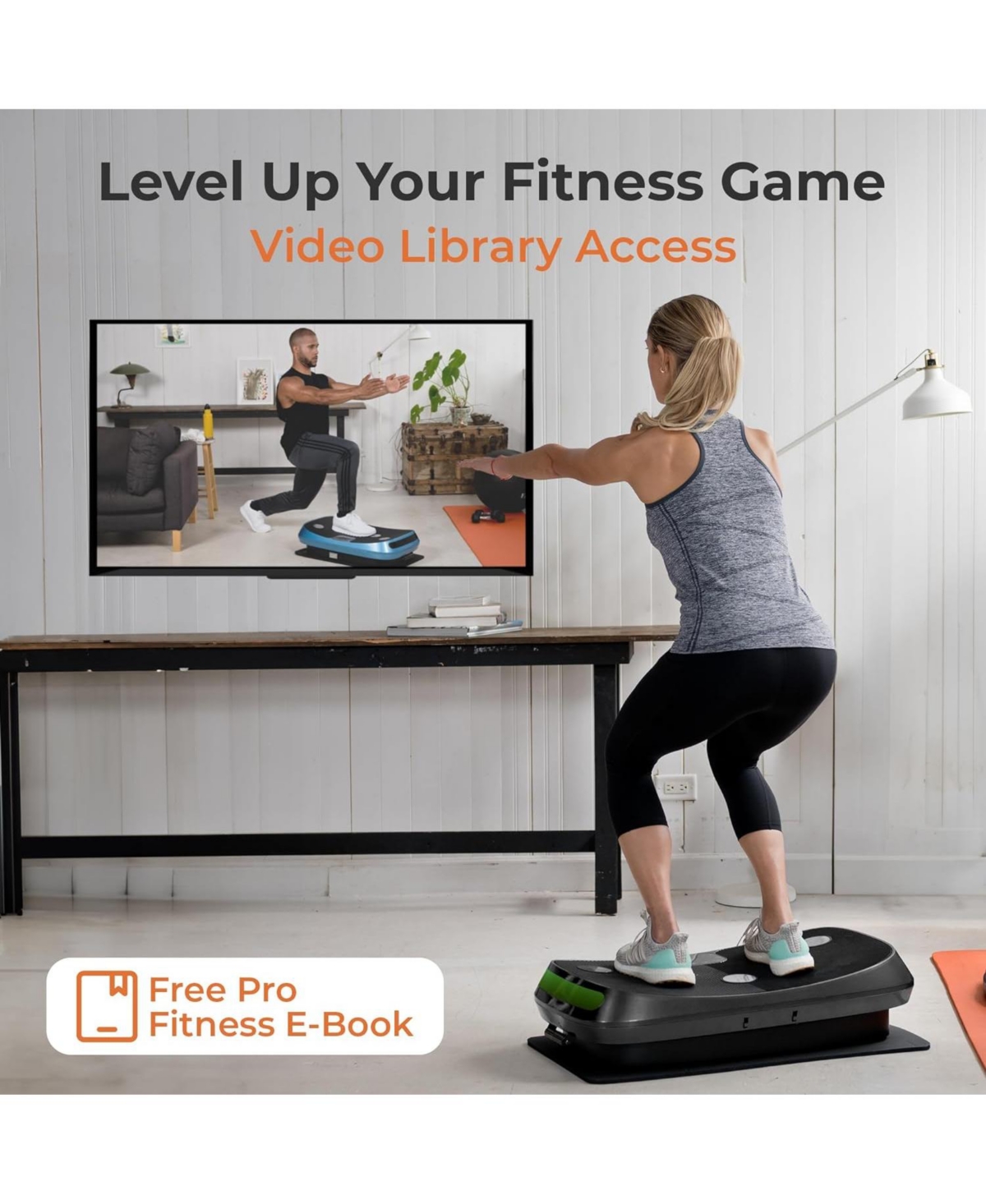 Lifepro Rumblex 4D Vibration Plate – Triple Motor, 3D/4D Vibration for Whole Body Fitness at Home