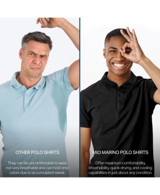 Big & Tall Performance Stretch Golf Polo Shirt