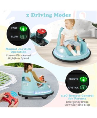 12V Kids Electric Ride On Bumper Car Battery Powered Bumper Car with Remote Control