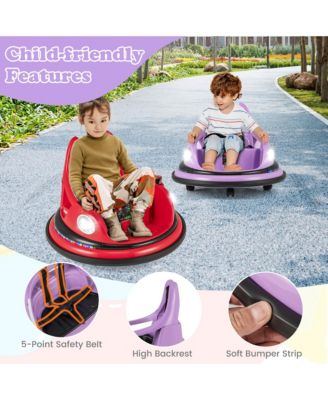 12V Kids Electric Ride On Bumper Car Battery Powered Bumper Car with Remote Control