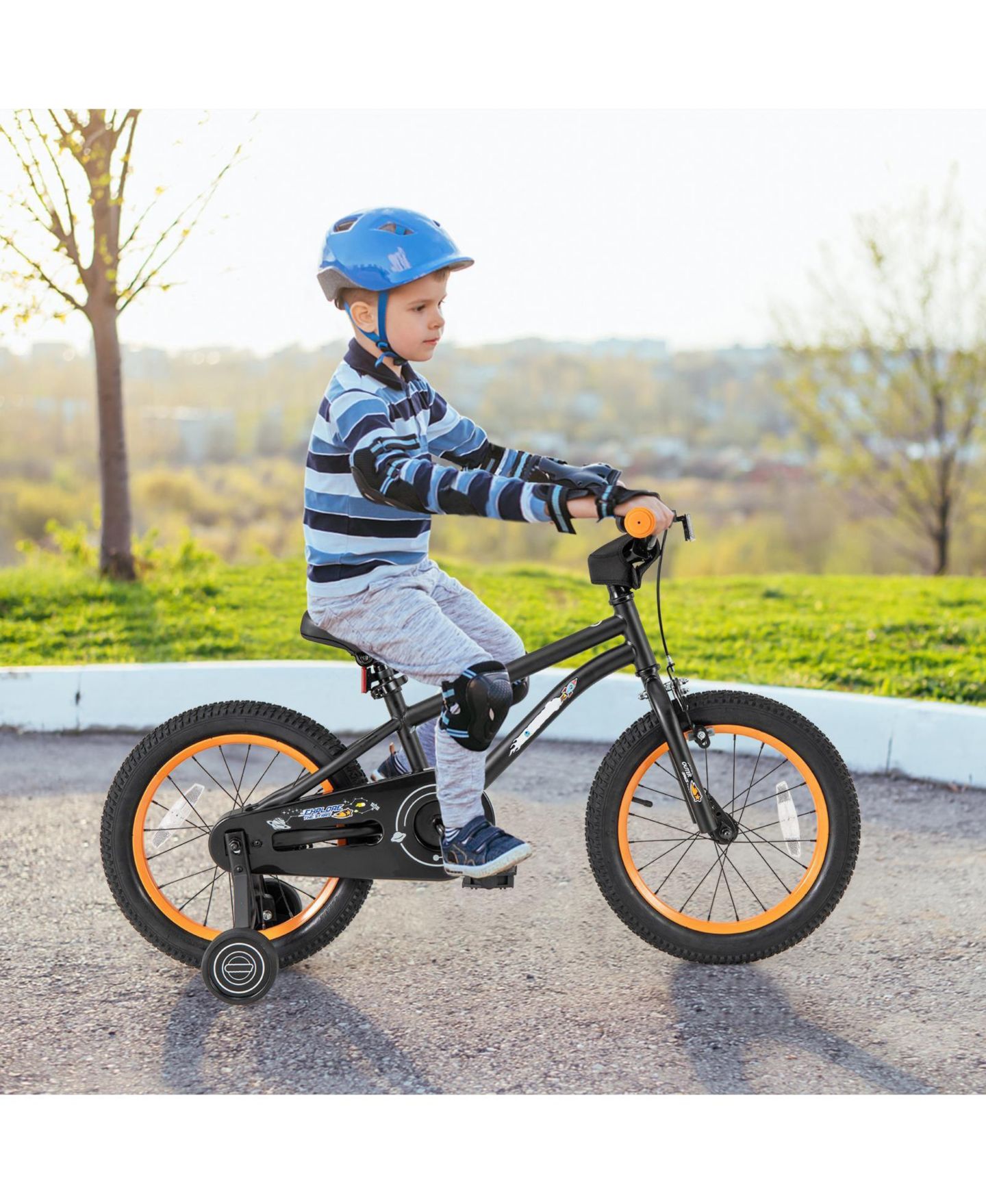 Детская игрушка HONGGE 16 in Sport Kids Bike with Adjustable Seat for Ages 4 to 7 — фото 6
