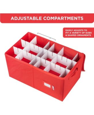 Christmas Ornaments Storage Box to Protect and Store up to 54 -4&amp;quot; Ornaments