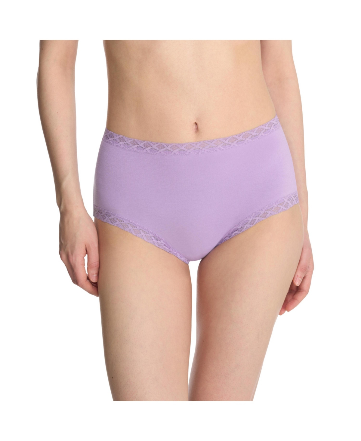 Natori Women's No-show Pima Cotton Bliss Full Brief Panty