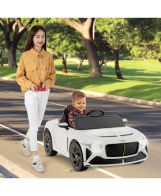 12V Powered Car Kids Ride-on Racer Car Licensed Bentley Bacalar