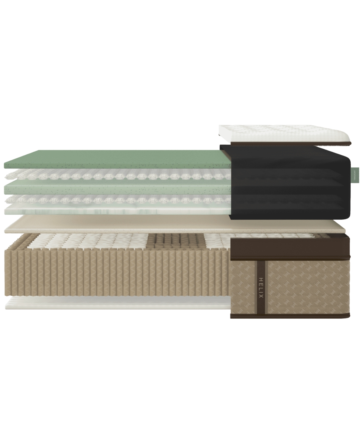Brooklyn Bedding Helix Twilight Elite 16