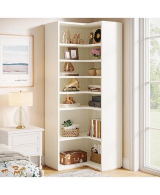 9-Tier Bookcase – Tall Freestanding Display Shelf with Open Shelves for Home Office, Living Room or Bedroom