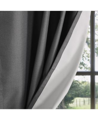 Textured Blackout Grommet Curtains Pair(2 panels), 52"×96"