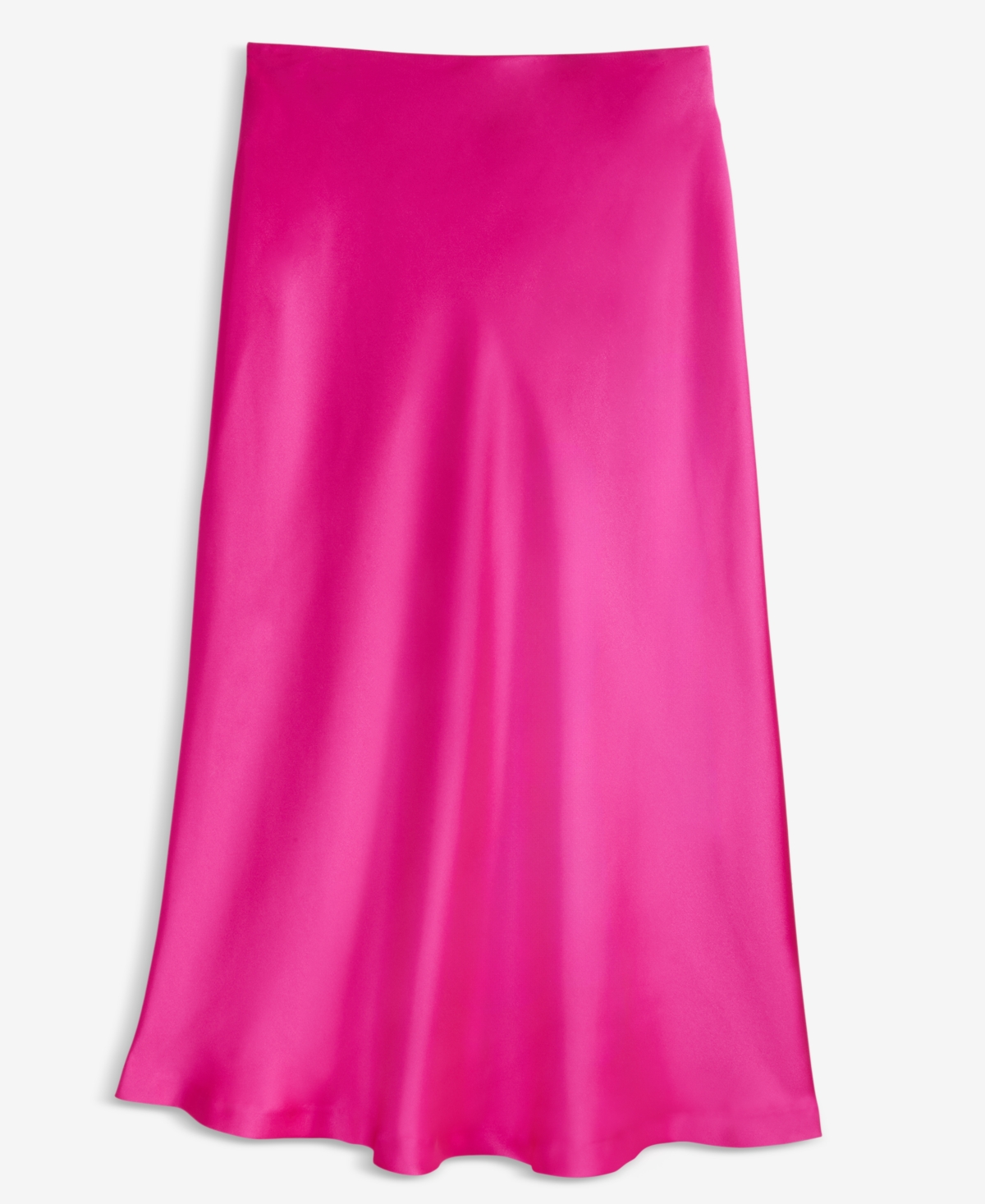 ON 34TH WOMEN'S A-LINE SATIN MIDI SLIP SKIRT, EXCLUSIVELY AT MACY'S 