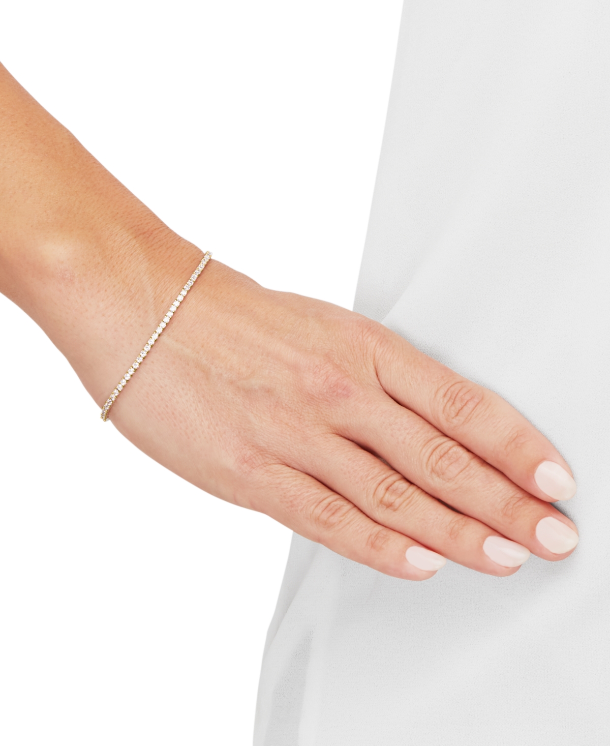 Grown With Love Lab Grown Diamond Tennis Bracelet (2 Ct. T.w.) In 14k White Or Yellow Gold In Yellow Gold