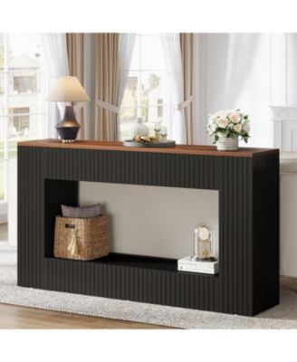 55-Inch Wood Modern Storage Console &amp;#x2013; TV Stand