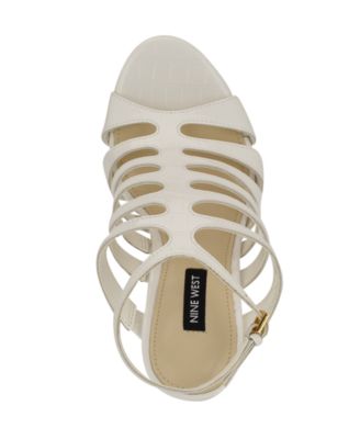 Nine West Women's Saleen Caged Stiletto Sandals - Macy's