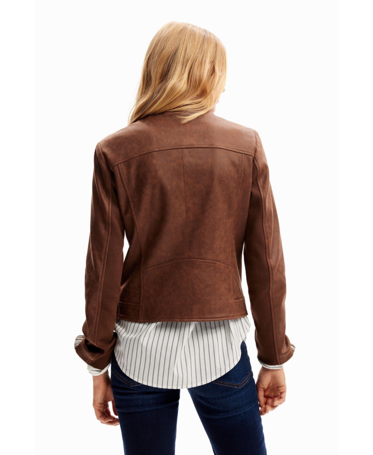 Desigual Women's Slim biker jacket