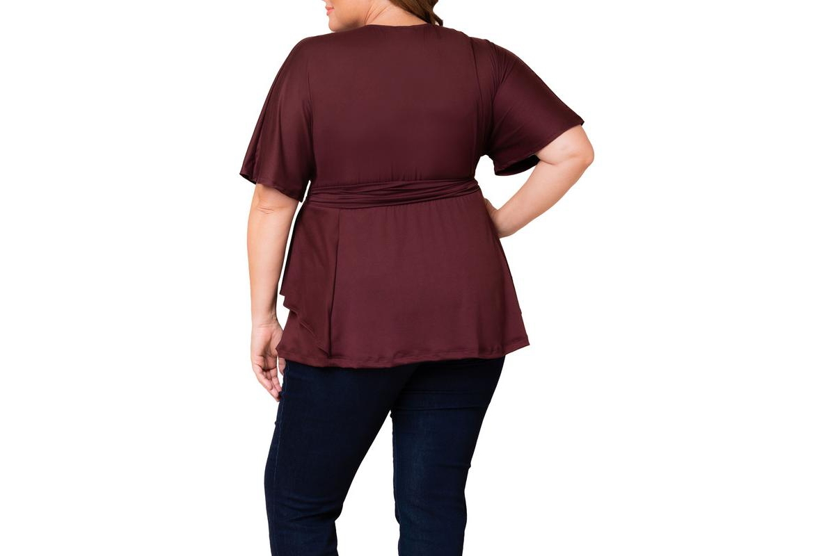 Kiyonna Plus Size Promenade Jersey Top