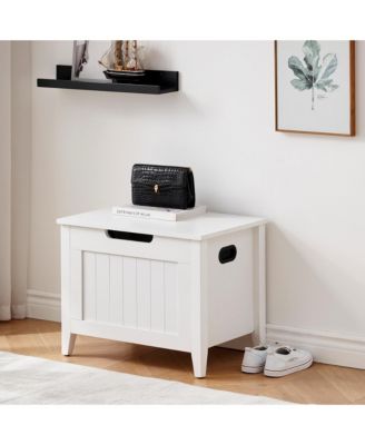 Storage Chest, Storage Trunk with Safety Hinge, Storage Bench, Wooden Storage Organizer, Shoe Bench