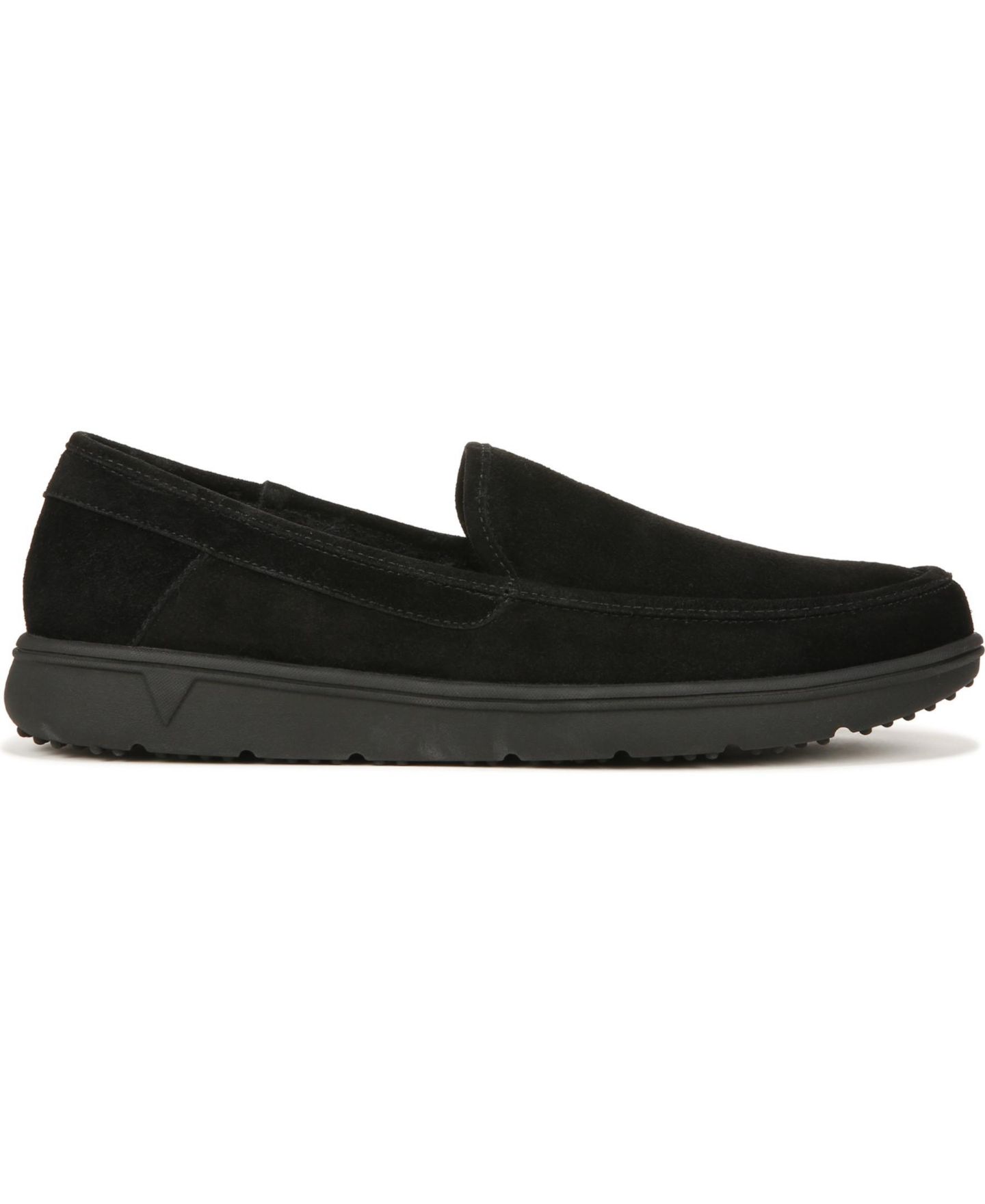 Мужские тапочки Vionic Gustavo Slip On Slippers, цвет: Чёрный замшевый — фото 3