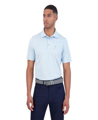 Men's Yarn Dye Heather Sports Fit Polo Shirt