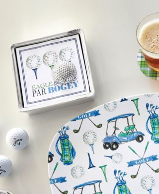 Golf Ball Signature Napkin Box Set