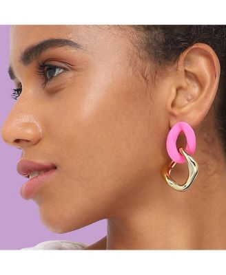 Women's Chainlink Drop Earrings