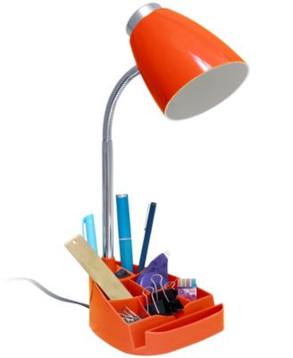 18.5" Flexible Gooseneck Organizer Desk Lamp
