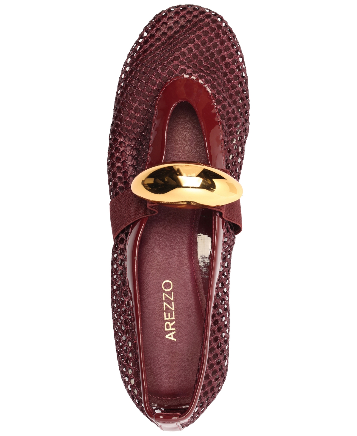 Arezzo Women's Vicky Ballet Flats In Fresh Ruby