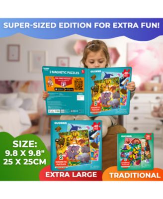 2x48 Magnetic Travel Puzzles for Kids Ages 4-6 - Road Trip Activities