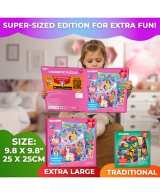 2x48 Magnetic Travel Puzzles for Kids Ages 4-6 - Road Trip Activities