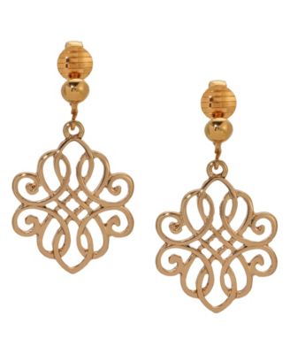 Filigree Clip Earrings