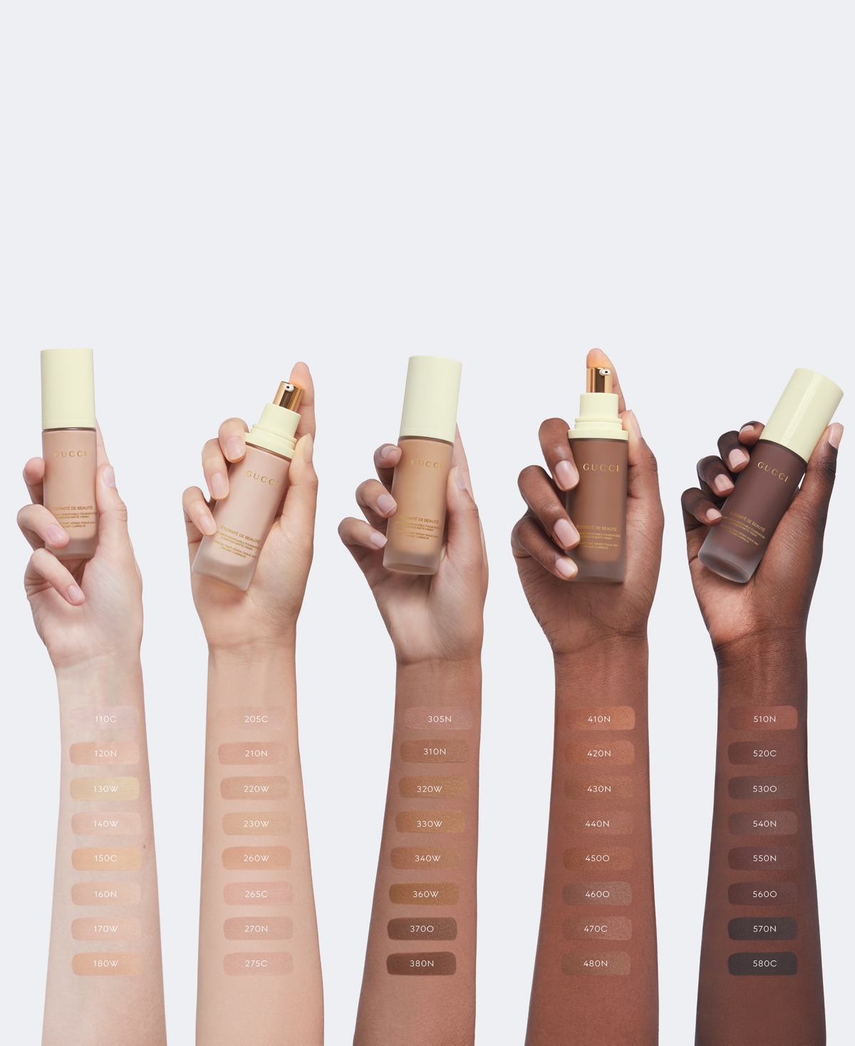 Gucci Eternite De Beaute 24-hour Full Coverage Luminous Matte Finish Foundation In 410n