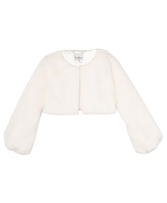 Rare Editions - Big Girls Artificial Fur Jacket