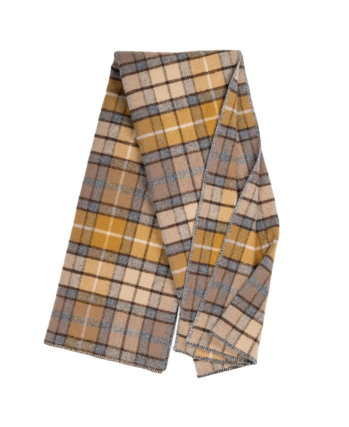 Prince Of Scots Highland Tweeds Big Throw, 59" X 80" In Brown