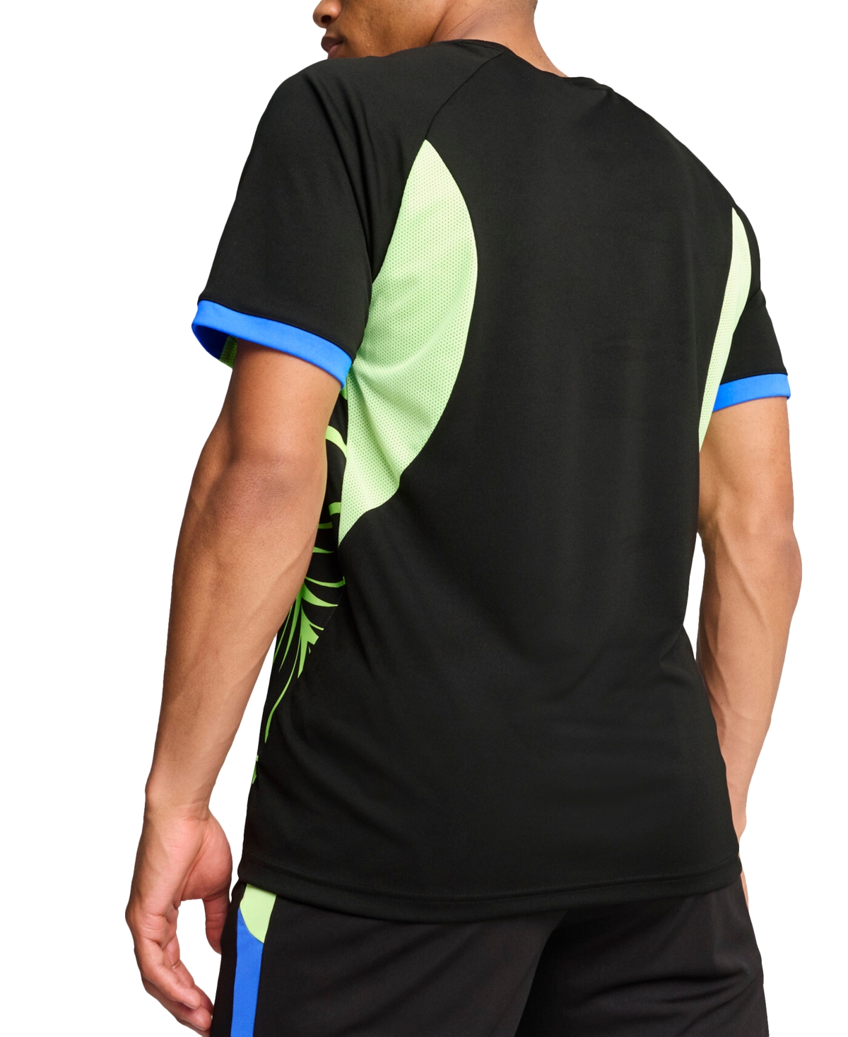 Puma Men's Individual Liga Graphic Jersey - Puma Black-fizzy Apple