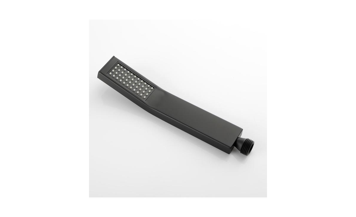 Slickblue Eco-Performance Handheld Shower: MatteShower Head with 28-Inch Slide Bar and 59-Inch Hose - Black