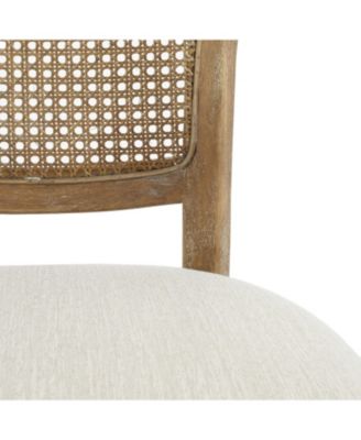 Vintage Rattan Dining Chair: Retro Charm, Premium Comfort Set of 2