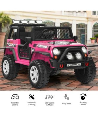 12V Kids Remote Control Ride-On Truck – Lights & Music