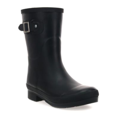 Womens Delridge Faux Fur Mid Rain Boot