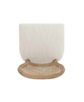 Vintage Cane-Detailed Bar Stool: Comfort and Elegance United Set of 2