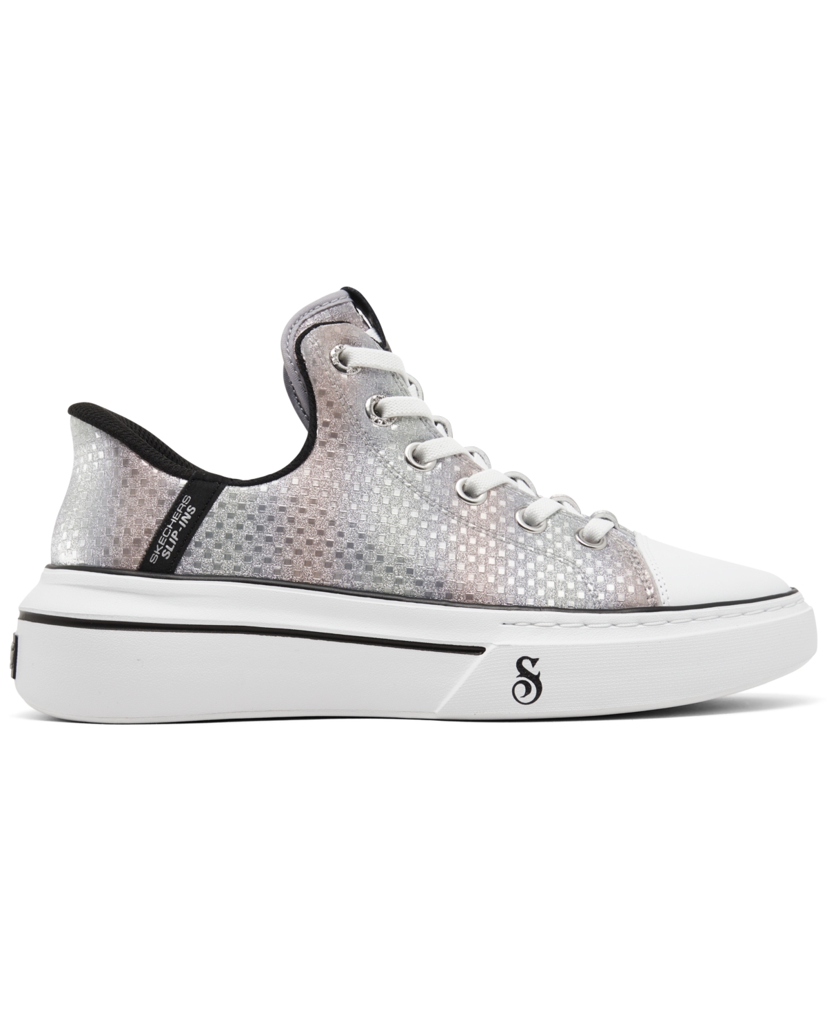 Skechers Women's Slip-ins Snoop One In Silver,multi