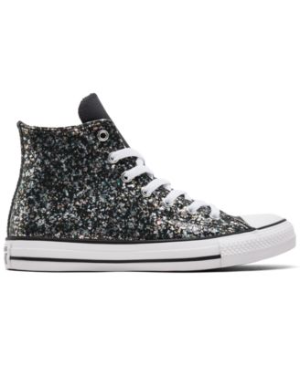Converse Big Girls Chuck Taylor All Star Glitter Casual Sneakers