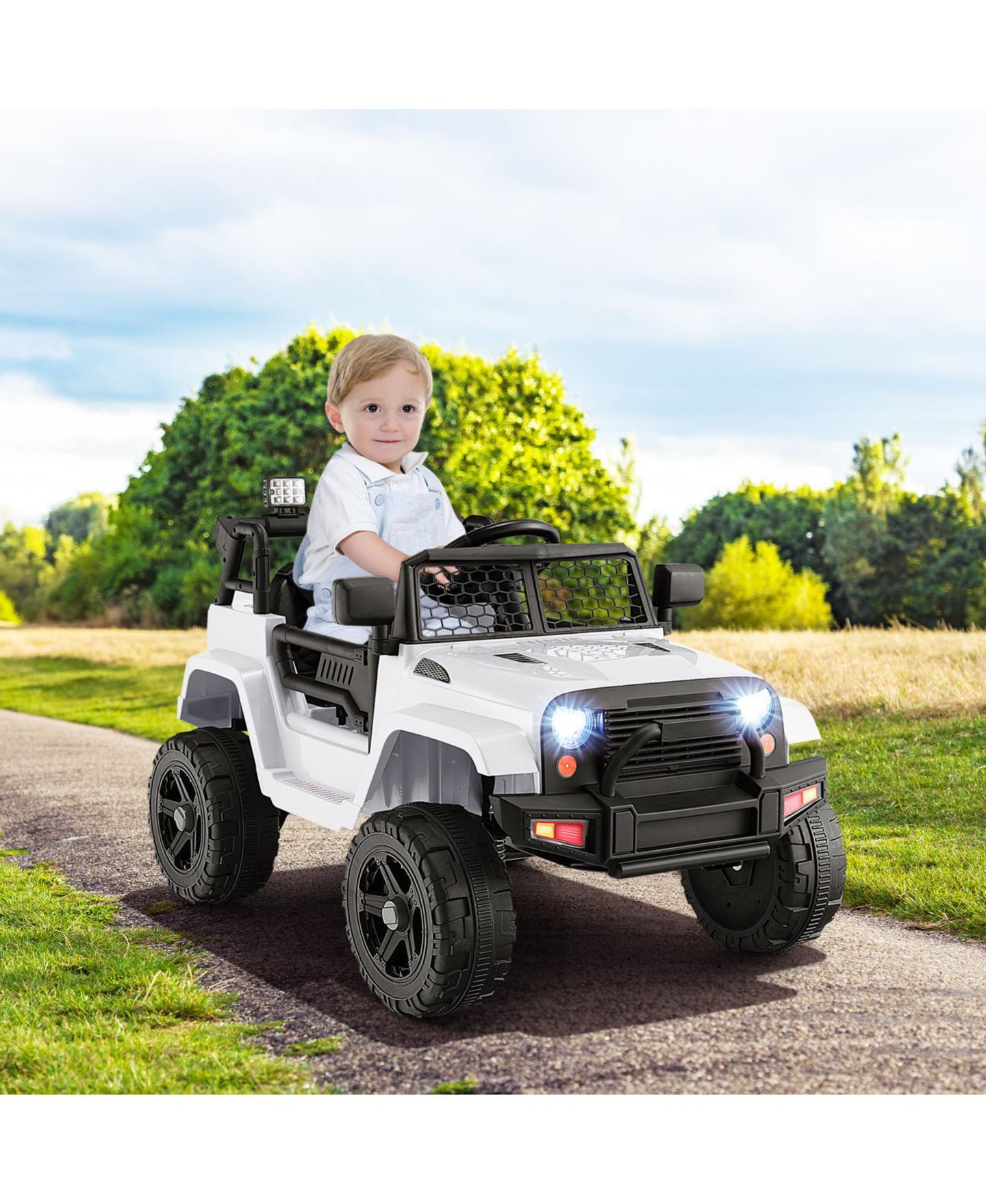 Детская игрушка SUGIFT 12V Kids Ride On Truck with Remote Control and Headlights, 1-Seat, Ages 3-7 — фото 8