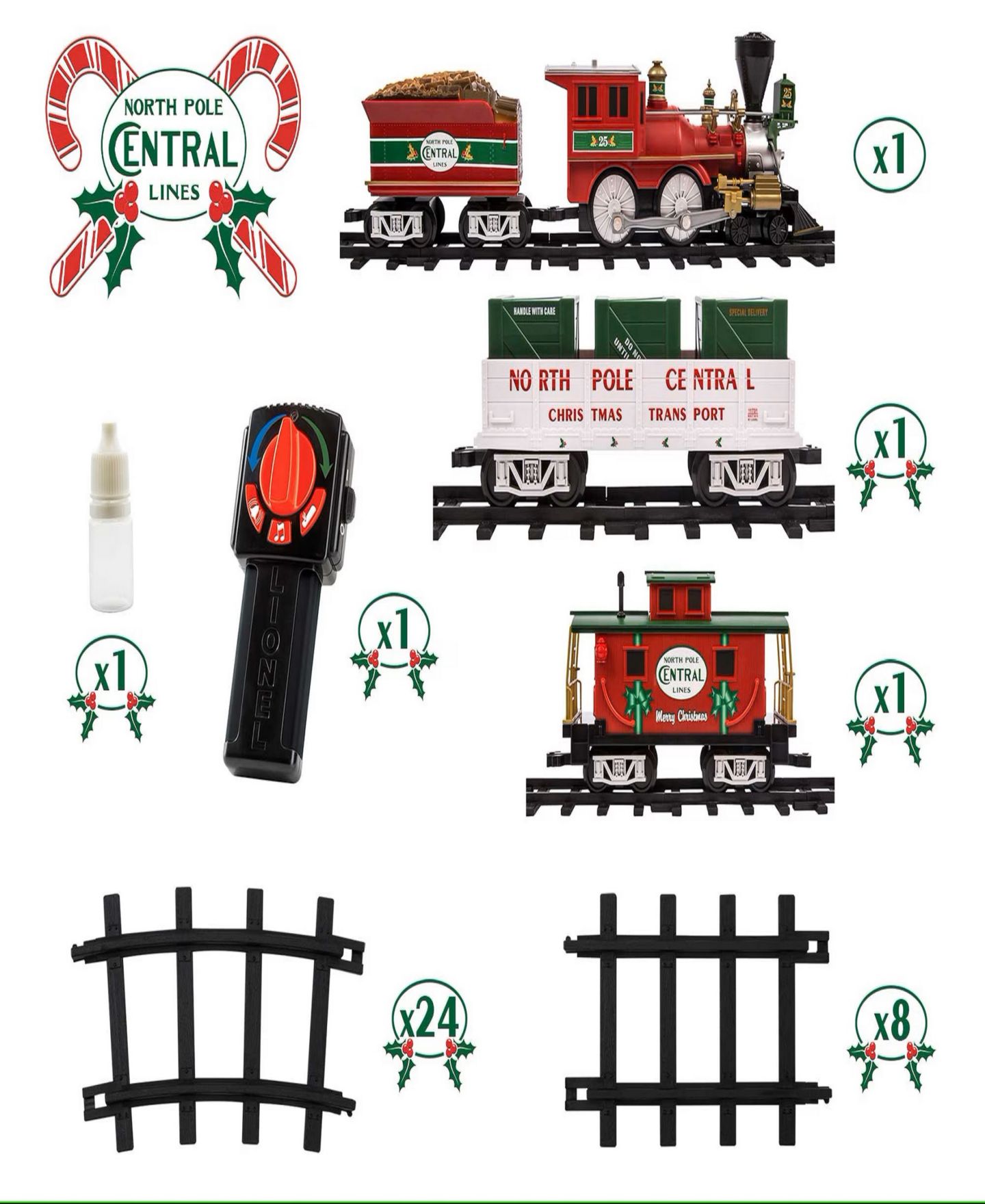 Детские игрушки Lionel North Pole Central Ready to Play Train Set with Bluetooth — фото 8