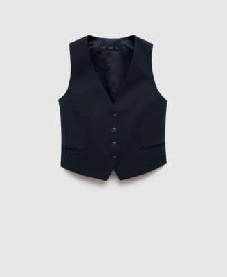 Women's Buttons Detail Suit Vest