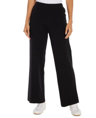 Three Dots - Women's Camilia Pleated Relaxed Wide-Leg Pants