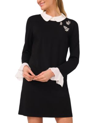 Women's Collared Shift Dress
