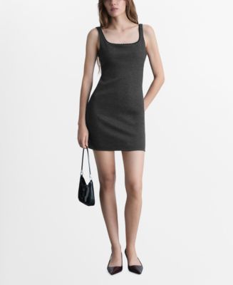 Mango Women's Lace Detail Dress - Macy's