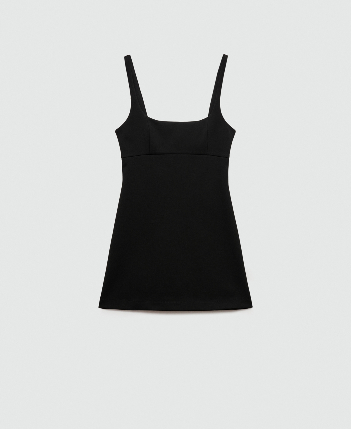 Mango Women's Square Neckline Short Dress
