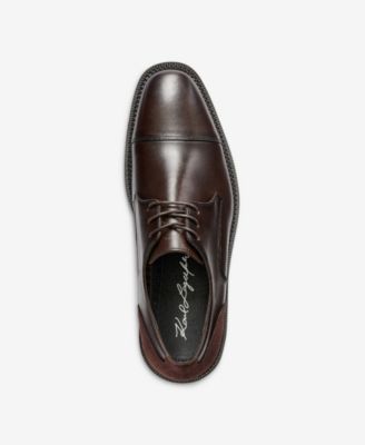 Men's Leather Cap Toe Derby Lace-Up Shoe