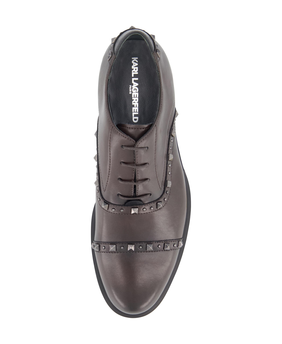 Karl Lagerfeld Paris Men's Studded Cap Toe Dress Shoe