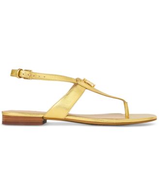 Lauren Ralph Lauren Women's Everly Thong Flat Sandals - Macy's