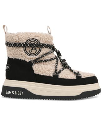 Women's Carlie Cold Weather Cozy Lace Up Boots